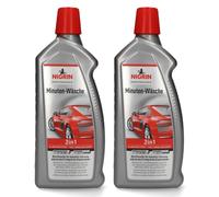 2x Nigrin Minute Wash Car Shampoo + Gloss Dryer Hard Wax Preservation