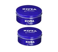 2x Nivea Moisturizing Body Creme Blue Tin Box Cream Germany 150ml