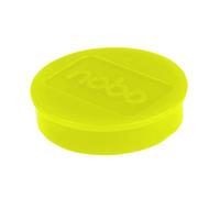 2X Nobo Whiteboard Magnets 38mm Yellow (Pack of 10) 1915316 + FREE FINCHLEY REFILL PEN