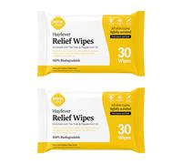 2x Noma Labs Hayfever Relief Wipes - 60 Wipes per Pack, 120 Wipes Total (160g per Pack, 320g Total)