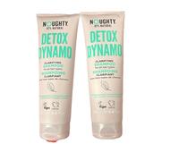 2x Noughty Detox Dynamo Clarifying Shampoo, Sulphate Free Hair Wash, Cleansing