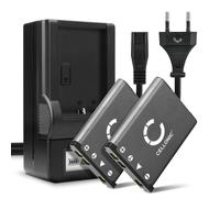 2x NP-80 NP-82 Battery + Charger Set for Casio Exilim EX-H55 Exilim EX-Z1
