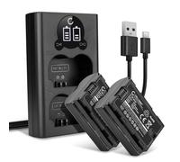 2x NP W235 Battery + Dual Charger Set for FujiFilm X-S20
