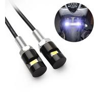 2X Number Plate Light Screw Bolt Bulbs Universal For Car Motorcycle 12V Led Smd