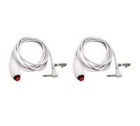 2X Nurse Call Cable 6.35mm Line Nurse Call Device Emergency Call Cable with Push Button Switch