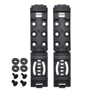 2X Nylon Sheath Waist Clip, Outdoor Sheath Holder Clip,8.8x3.3x1.5cm/3.46x1.3x0.59 inches Mountaineering Scabbard Carrier, Easy Access Clamp, Durable and Lightweight