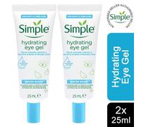 2x of 25ml Simple Water Boost Hydrating Eye Gel for Puffy & Tired Eyes