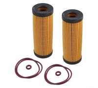 2X Oil Filter FT4Z-6731-A Compatible with and For Edge 2.7L V6 Turbocharged, Includes 2 Filter Elements and 6 O-Rings