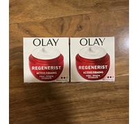 2X Olay Regenerist 3 Point Moisturiser Anti-Ageing Hydrating 50ml Niacinamide