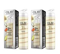 2X Olay Total Effects 7 in 1 SPF 20 Moisturiser + Serum Duo 40ml, Damage Box