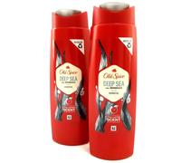 2x Old Spice Deep Sea Shower Gel, 250ml Body Wash for Men