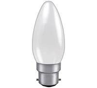 2X Opal Candle Light Bulb 40w / BC Bayonet Cap White Pearl Soft Lamps