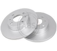 2x Original A.B.S. Brake Disc 15857 for Alfa Romeo Fiat Ford Lancia