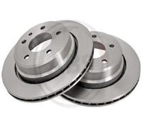 2x Original A.B.S. Brake Disc 15873 for BMW
