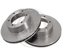 2x Original A.B.S. Brake Disc 15980 for Toyota VW