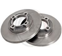 2x Original A.B.S. Brake Disc 16017 for KIA Mazda