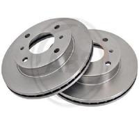 2x Original A.B.S. Brake Disc 16064 for Nissan