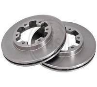 2x Original A.B.S. Brake Disc 16078 for Nissan