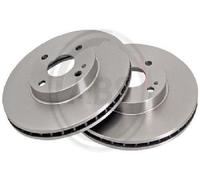 2x Original A.B.S. Brake Disc 16087 for Mazda