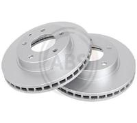 2x Original A.B.S. Brake Disc 16089 for FORD USA Mazda