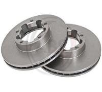 2x Original A.B.S. Brake Disc 16164 for Nissan