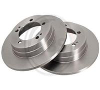 2x Original A.B.S. Brake Disc 16207 for Mitsubishi