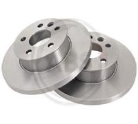 ABS 16246 Front Brake Discs Pair 282mm Solid Fits VW California Transporter