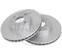 2x Original A.B.S. Brake Disc 16458 for Mazda