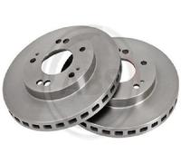 2x Original A.B.S. Brake Disc 16501 for Mitsubishi