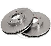 2x Original A.B.S. Brake Disc 16524 for Mazda