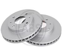 2x Original A.B.S. Brake Disc 16590 for Mitsubishi PROTON Volvo