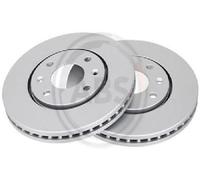 2x Original A.B.S. Brake Disc 16648 for Peugeot