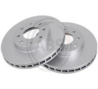 2x Original A.B.S. Brake Disc 16669 for Mitsubishi