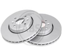 2x Original A.B.S. Brake Disc 16924 for Dacia Renault