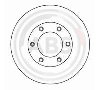 2X Original A.B.S. Brake Disc 17015 For Daewoo Ssangyong