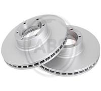 2x Original A.B.S. Brake Disc 17036 for Opel Renault
