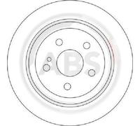 2x Original A.B.S. Brake Disc 17112 for Mercedes-Benz