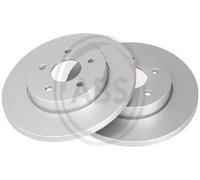 2x Original A.B.S. Brake Disc 17116 for Ford Jaguar