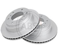 2x Original A.B.S. Brake Disc 17130 for Mitsubishi