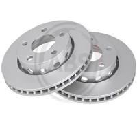 2x Original A.B.S. Brake Disc 17221 for Audi VW