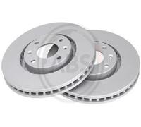 2x Original A.B.S. Brake Disc 17338 for Citroën DS Opel Peugeot Toyota