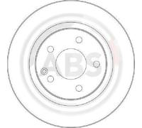 2x Original A.B.S. Brake Disc 17365 for Mercedes-Benz