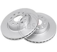 2x Original A.B.S. Brake Disc 17522 for Audi Seat Skoda VW
