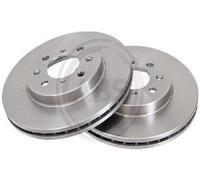2x Original A.B.S. Brake Disc 17536 for Honda