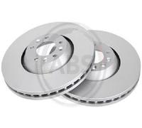 2x Original A.B.S. Brake Disc 17554 for Citroën Peugeot