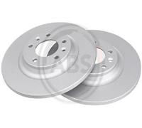 2x Original A.B.S. Brake Disc 17555 for Citroën Peugeot
