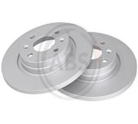 2x Original A.B.S. Brake Disc 17619 for Dacia Renault Smart