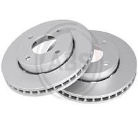 2x Original A.B.S. Brake Disc 17650 for Mitsubishi Smart