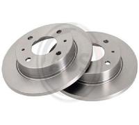 2x Original A.B.S. Brake Disc 17671 for Mitsubishi Smart