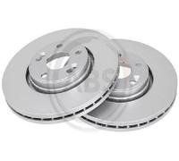 2x Original A.B.S. Brake Disc 17672 for Renault